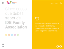 Tablet Screenshot of iadbfamilyassociation.org